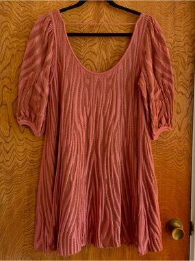 Pepa Pombo Luxury Mini Dress in Dusty Dark Rose